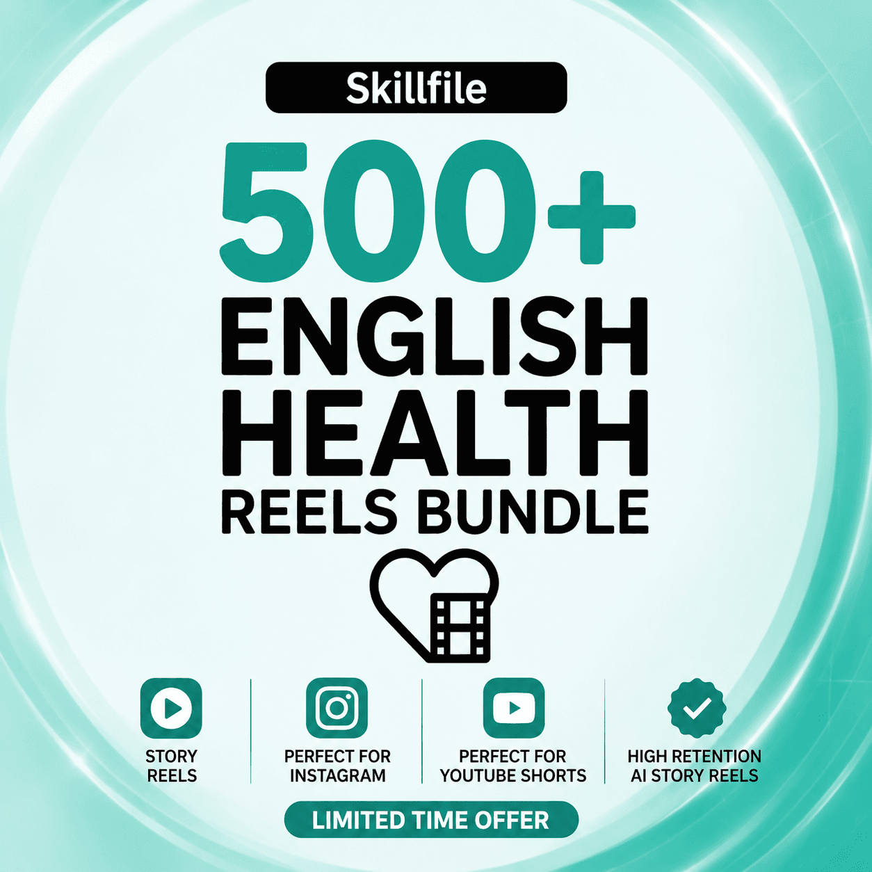 500+ English Health Reels bundle