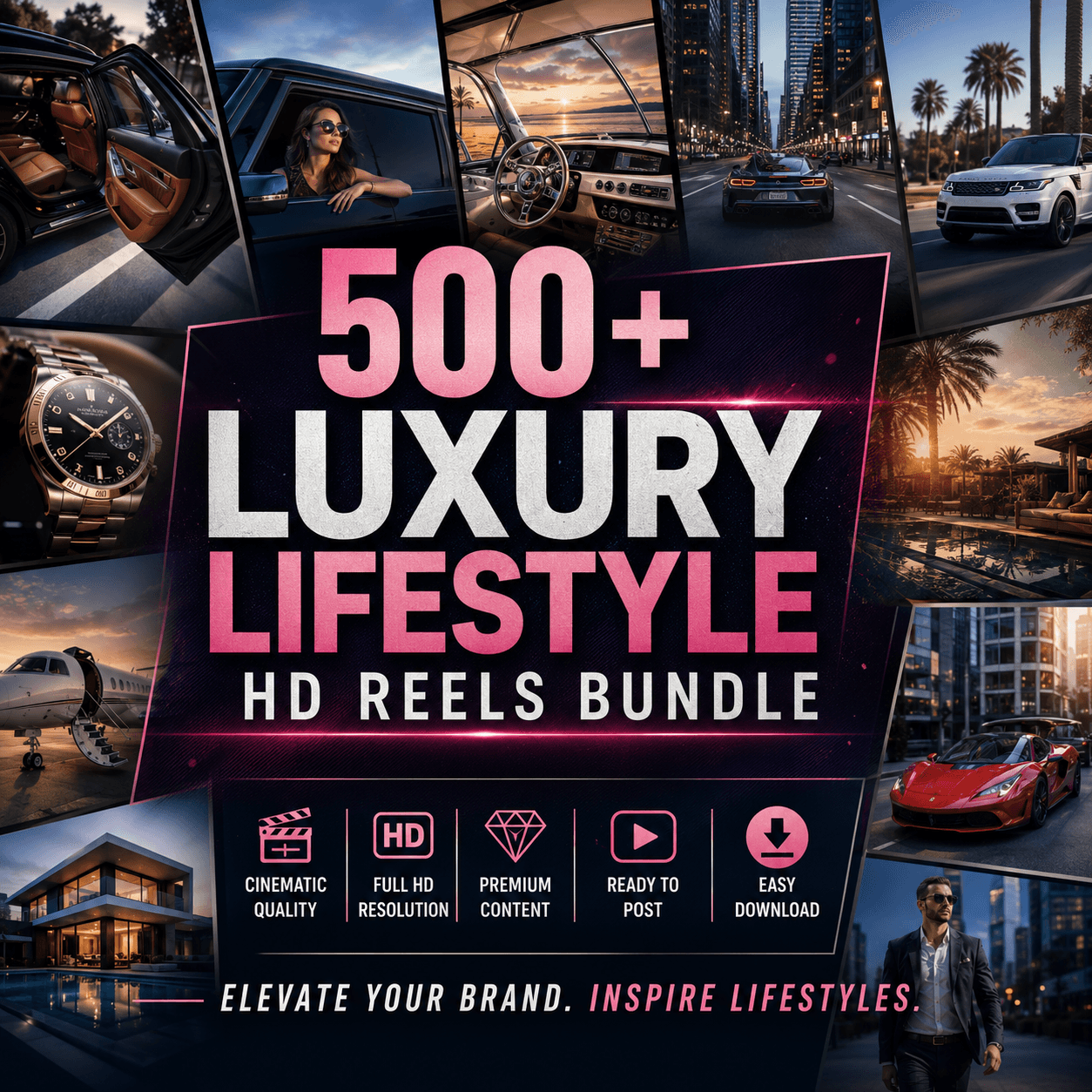 500 Luxury Lifestyle Reels Bundle