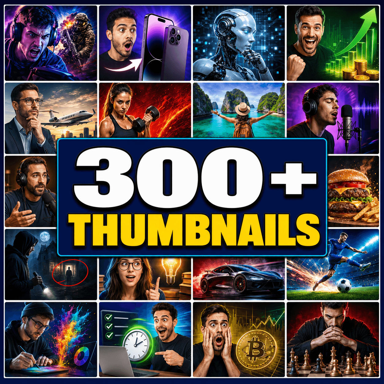 300+ Free Thumbnails Design Materials