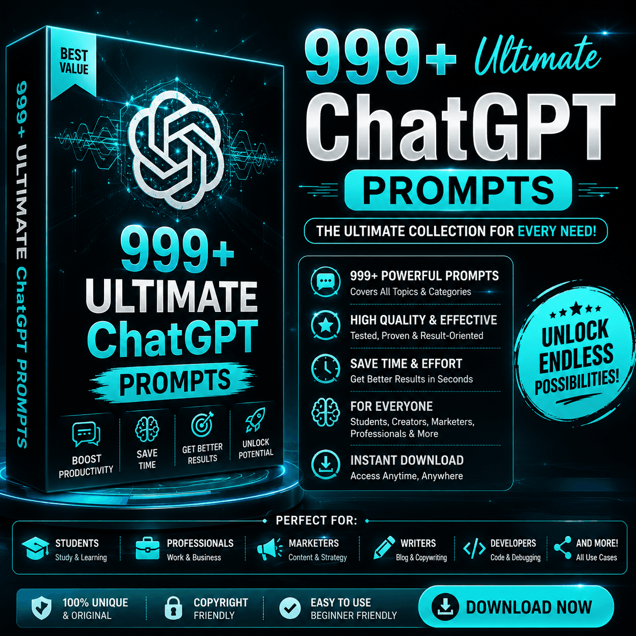 999+ ChatGPT Prompts Bundle 2025