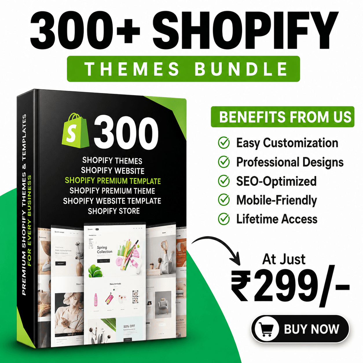300+ Premium shopify Themes & Templates