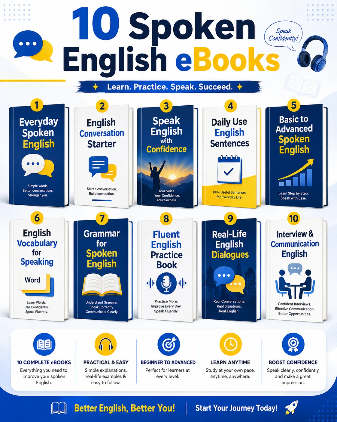10 Spoken English eBooks