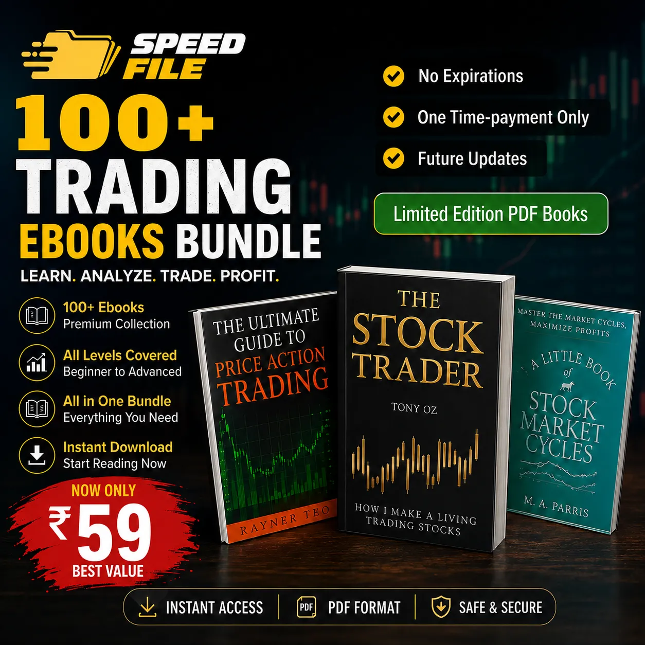 100+ trading ebooks bundle